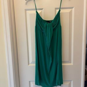 H&M Strapless Jersey Dress in Green - Size 6